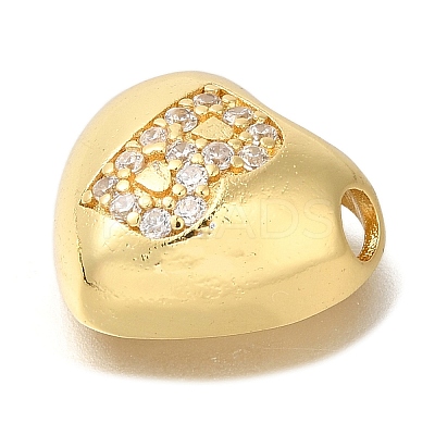 Rack Plating Brass Micro Pave Cubic Zirconia Pendants KK-I722-04G-B-1