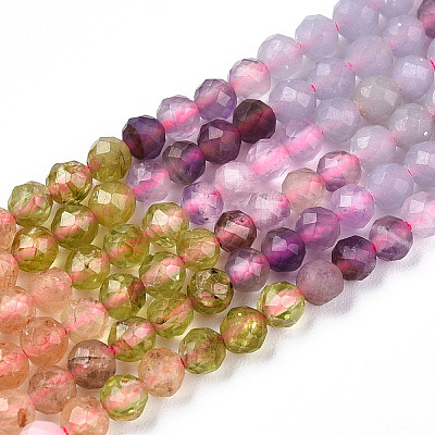 Natural Mixed Gemstone Beads Strands G-D080-A01-02-09-1