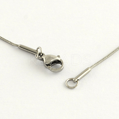 Tarnish Resistant 304 Stainless Steel Chain Necklaces NJEW-R223-11-1