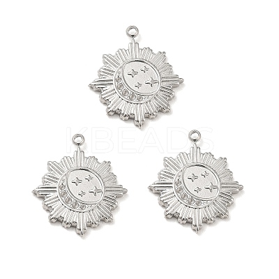 Non-Tarnish 304 Stainless Steel Pendants STAS-A066-21P-1