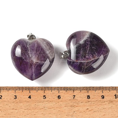 Natural Banded Amethyst Pendants GG-CBAA0EE-04P-13-1