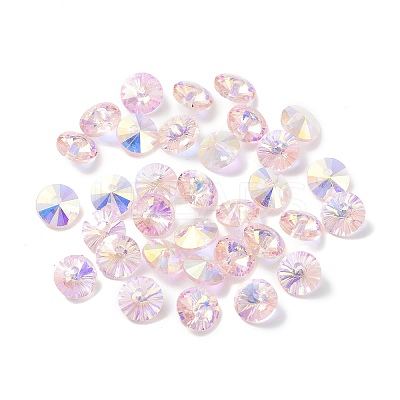 Electroplate Transparent Glass Beads EGLA-Z002-AB08-1
