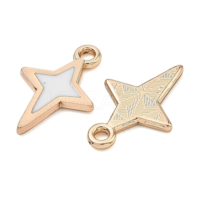 Alloy Enamel Pendants ENAM-G235-11G-02-1