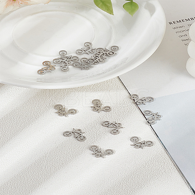 16Pcs 304 Stainless Steel Charms STAS-LP0003-69-1