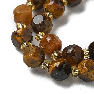 Natural Tiger Eye Beads Strands G-K387-A04-01-1