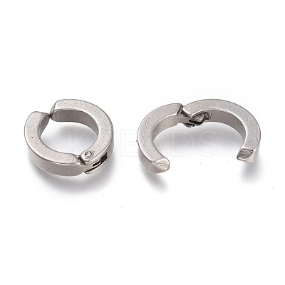 Tarnish Resistant 303 Stainless Steel Cuff Earrings EJEW-F262-01A-P-1