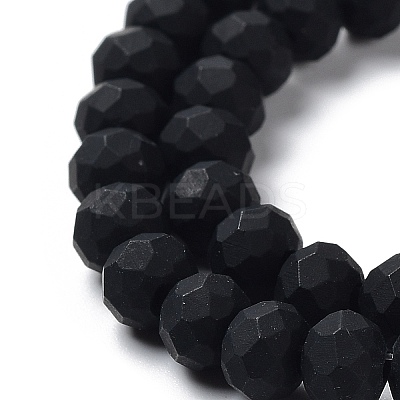 Glass Beads Strands EGLA-A034-P3mm-MD-M-1