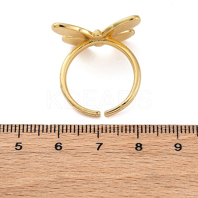 Brass Open Cuff Rings for Women LS-RJEW-G341-04G-02-1