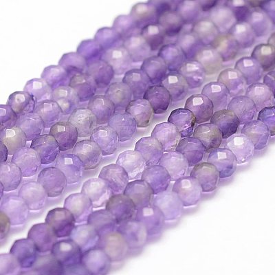 Natural Amethyst Beads Strands LS-G-F460-50-1