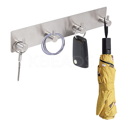 304 Stainless Steel Wall Mounted Hook Hangers HJEW-WH0042-102P-1