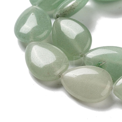 Natural Green Aventurine Beads Strands G-P528-L14-01-1