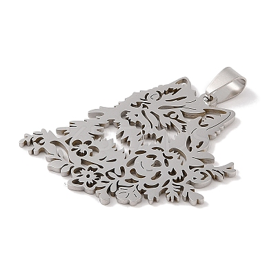 Non-Tarnish 201 Stainless Steel Pendants STAS-A094-26P-1