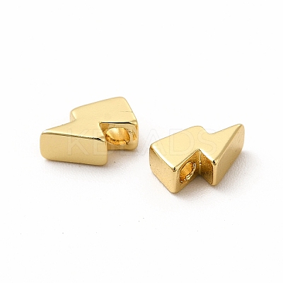 Rack Plating Brass Beads KK-H436-01G-1