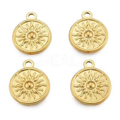 Ion Plating(IP) 201 Stainless Steel Pendants STAS-N098-223LG-1