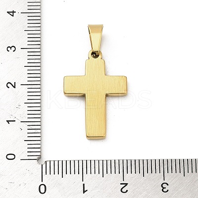 304 Stainless Steel Pendants STAS-P400-09G-1