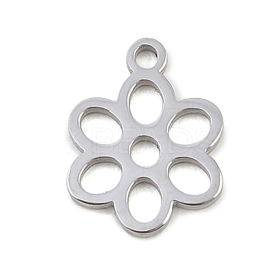 Hollow 304 Stainless Steel Charms LS-STAS-Z183-08P-1
