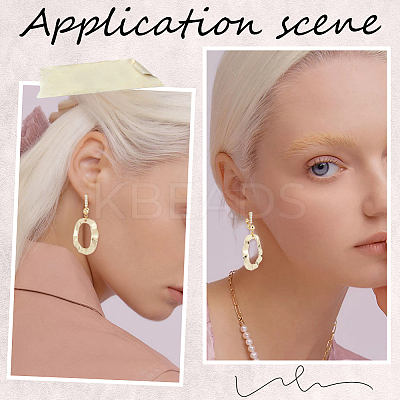 12Pcs Brass with Crystal Rhinestone Clip-on Earring Findings KK-BBC0010-60-1