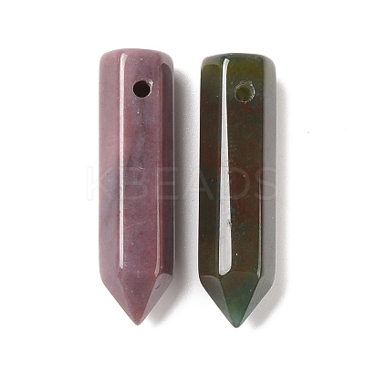 Natural Indian Agate Pointed Pendants G-D460-01B-1