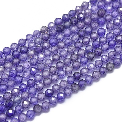 Cubic Zirconia Beads Strands G-G792-47-03B-1