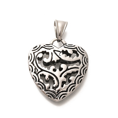 304 Stainless Steel Pendants STAS-Z110-46AS-1