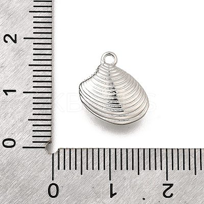 Ocean Theme Brass Charms KK-C096-13D-P-1