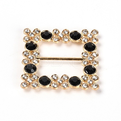 Square Alloy Buckles JEWB-WH0014-10A-1