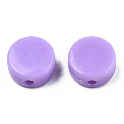 Opaque Acrylic Beads X-SACR-N014-002-1