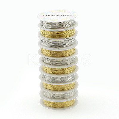 Round Copper Jewelry Wire CW0.4mm018-1