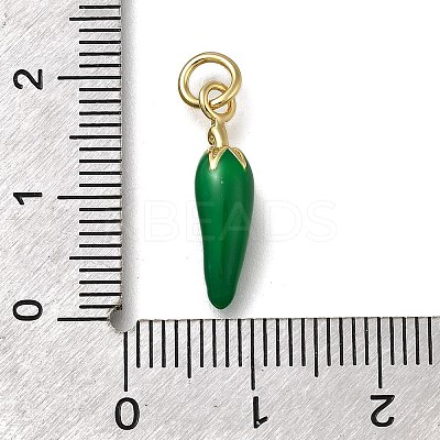 Brass Enamel Pendants LS-KK-S515-023B-G-1