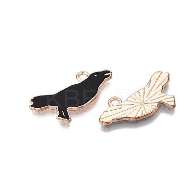Halloween Theme Alloy Enamel Pendants X-PALLOY-N176-46-RS-1