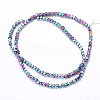 Electroplate Non-magnetic Synthetic Hematite Bead Strands G-Q467-11C-1