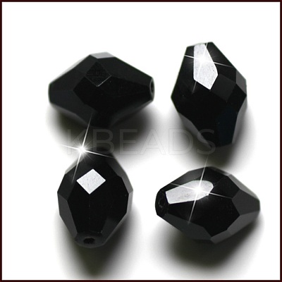 Imitation Austrian Crystal Beads SWAR-F054-9x6mm-23-1