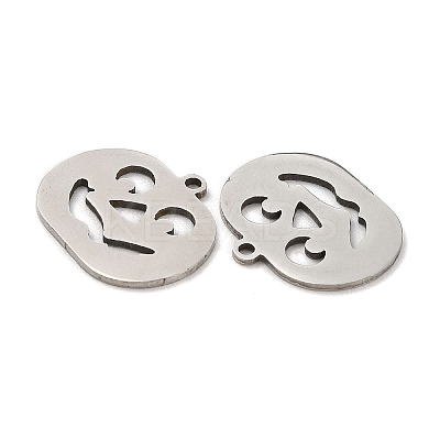 Non-Tarnish 201 Stainless Steel Pendants STAS-E200-03P-1