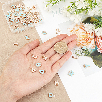 Alloy Enamel Charms ENAM-SC0001-81B-1
