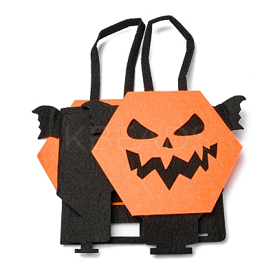 Devil Felt Halloween Candy Bags with Handles LS-HAWE-K001-01B-1