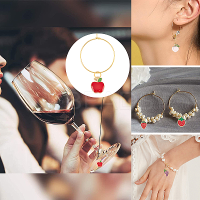 DIY Wine Glass Decoration Making Kits DIY-SC0016-42-1