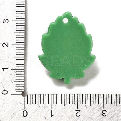 Opaque Resin Decoden Pendants RESI-M037-01B-1