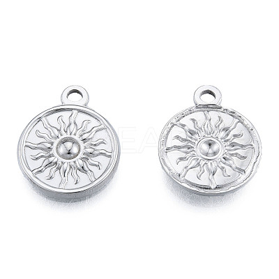 Non-Tarnish 201 Stainless Steel Pendants LS-STAS-N098-223P-1