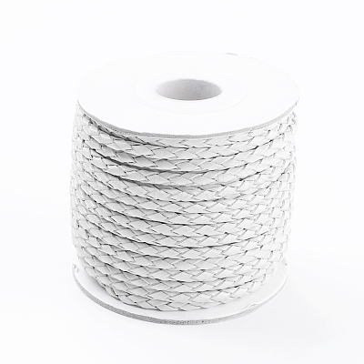 Round Braided Cowhide Cords WL-L009-01Y-1
