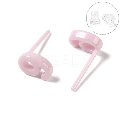 Hypoallergenic Bioceramics Zirconia Ceramic Stud Earrings EJEW-C065-03J-1