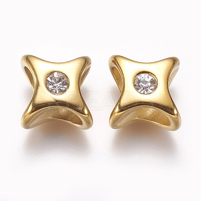 304 Stainless Steel Slide Charms STAS-I082-01G-1