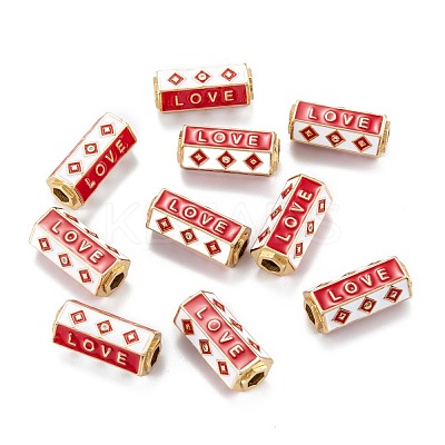 Real 18K Gold Plated Brass Micro Pave Clear Cubic Zirconia Tube Beads ZIRC-A020-25G-1