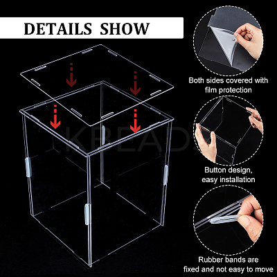 Acrylic Minifigures Display Case ODIS-FG0001-48B-1