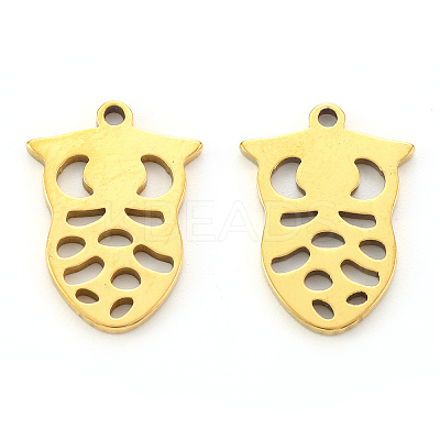 PVD Vacuum Plating 304 Stainless Steel Pendants STAS-N092-27G-1