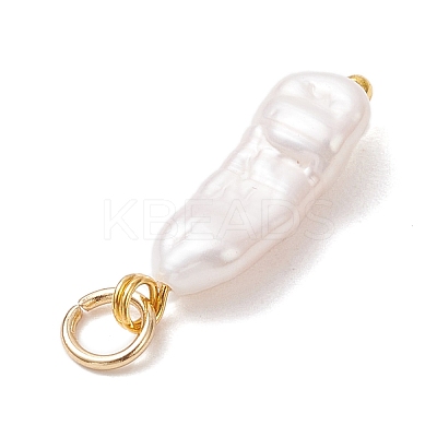 3Pcs 3 Colors Natural Keshi Pearl Pendants PALLOY-JF04239-1