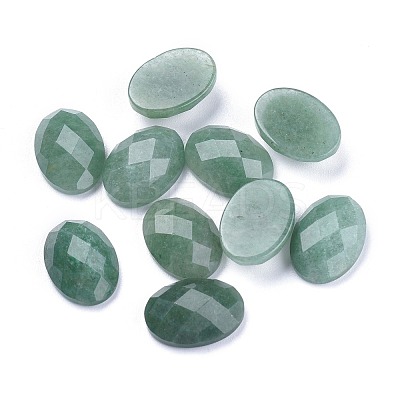 Natural Green Aventurine Cabochons X-G-G760-A03-1