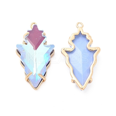K9 Glass Pendants KK-E071-01KCG-1