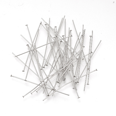 Tarnish Resistant 304 Stainless Steel Flat Head Pins LS-X-STAS-Q218-01C-1