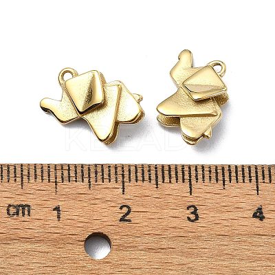 304 Stainless Steel Charms STAS-L022-357G-1