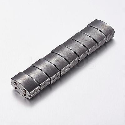 Valentines Gift for A Guy Stretchy Magnetic Synthetic Hematite Bracelet IMB002-1